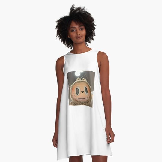 Labubu A-Line Dress, Gift for Her