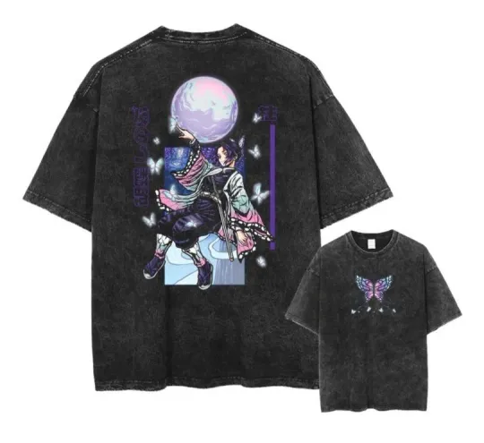 demon Kochou Shinobu Anime Manga T-Shirt Tee