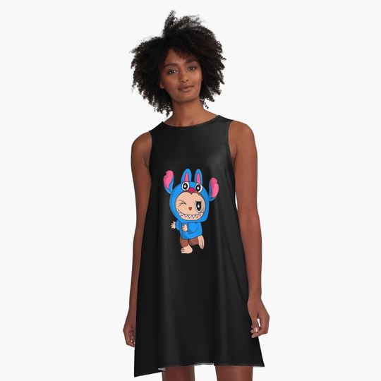 Labubu dance A-Line Dress, Gift for Her