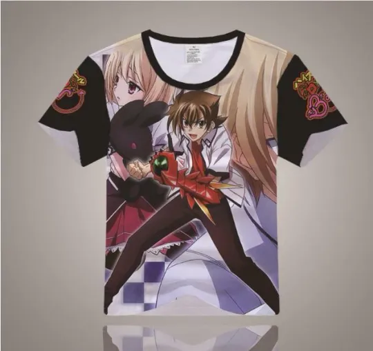 High School DxD Cosplay Anime Manga T-Shirt Shirt Muscle Shirt