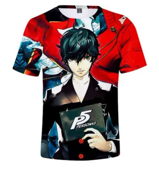 persona 5 anime manga T-shirt