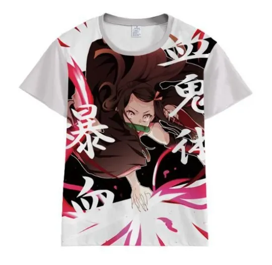 demon: Kimetsu no Yaiba cosplay anime T-shirt