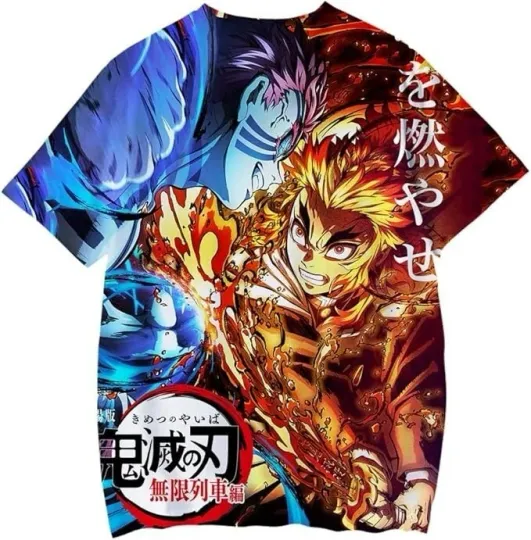 demon anime manga casual T-shirt