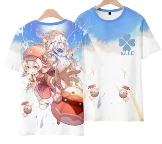 Genshin Impact Copslay Game Manga T-Shirt Shirt Costumes