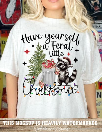 Christmas Raccoon Little Debbie T-Shirt - Trash Christmas Tree Cake, Merry Christmas, Funny Sublimation