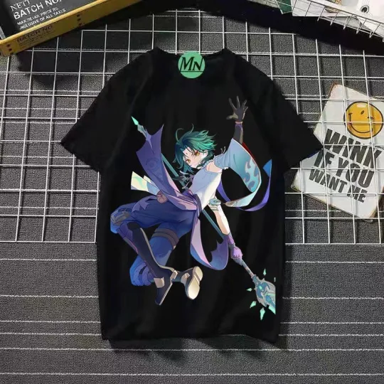 Genshin impact cosplay game manga T-shirt shirt undershirt undershirt