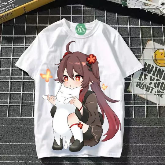 Genshin Impact Outfit T-Shirt – Anime Character Inspired
