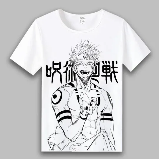 Jujutsu Satoru Ryomen Sukuna Cosplay Anime Manga T-Shirt