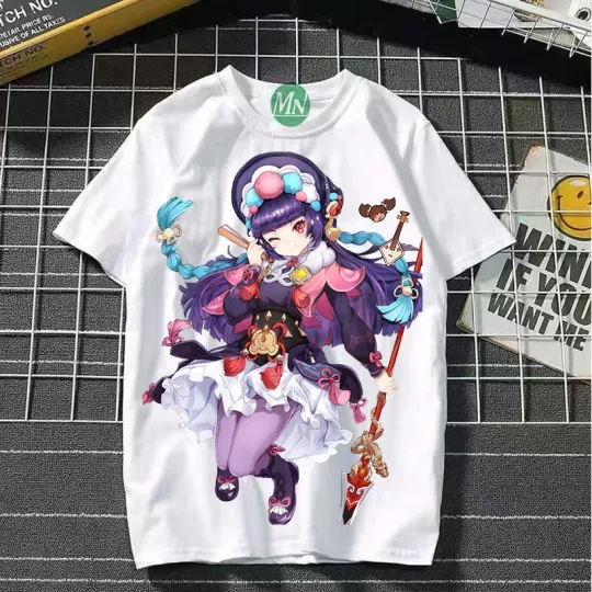 Genshin Impact Anime Manga T-Shirt – Cosplay Character Apparel