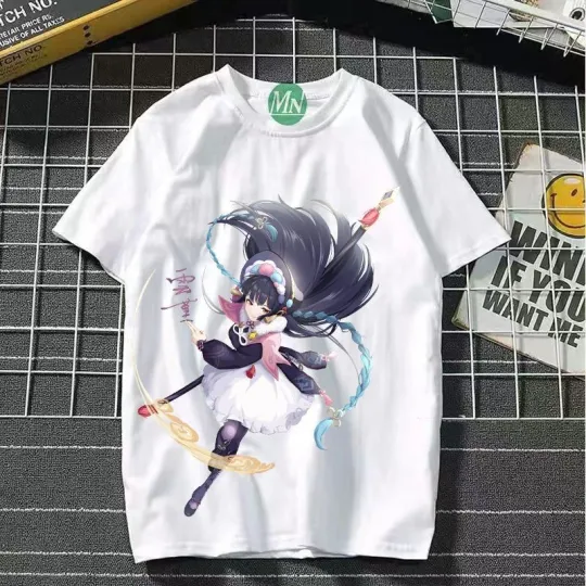 Genshin Impact Cosplay Character Tee – Inspired by Anime Game