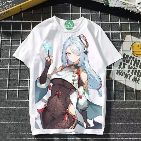 Genshin Impact Manga Cosplay Shirt – Anime Outfit Clothing