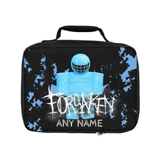 Roblox Lunch Bag - Customizable Kids School Lunchbox for Gaming and School
