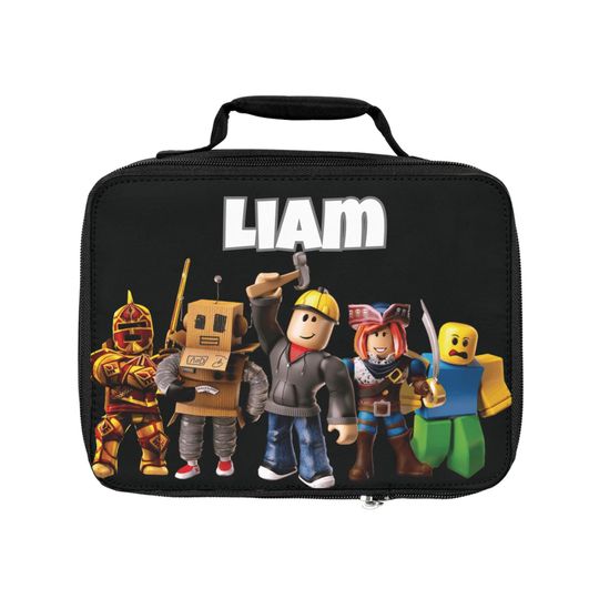 Roblox Lunch Bag - Insulated Kids Lunch Tote, Multiple Colors, Gamer Gift for Back to School