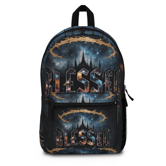 Galactic Blessed Backpack - Cosmic Design for School, Travel, Daily Use, Adventure Gift