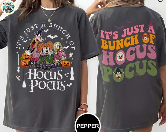 Retro Minnie Daisy Clarabelle Cosplay T-Shirt - Disneyland Halloween Trip Disney Witch Movie Tee