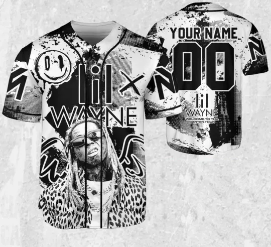Custom Lil Wayne Jersey Personalize Tha Carter Baseball Shirt