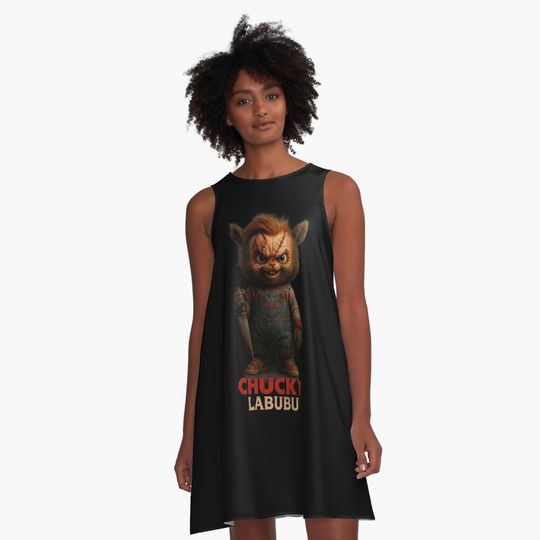 Chucky Labubu A-Line Dress, Gift for Her