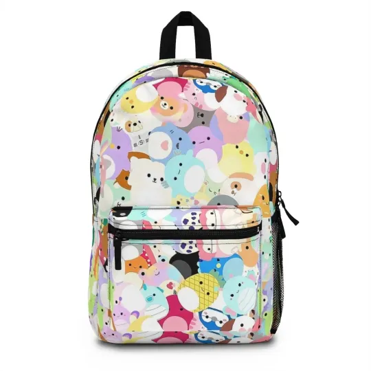 Squishmallows Chaotic Frenzy Cute Squishmallow Artwork Backpack