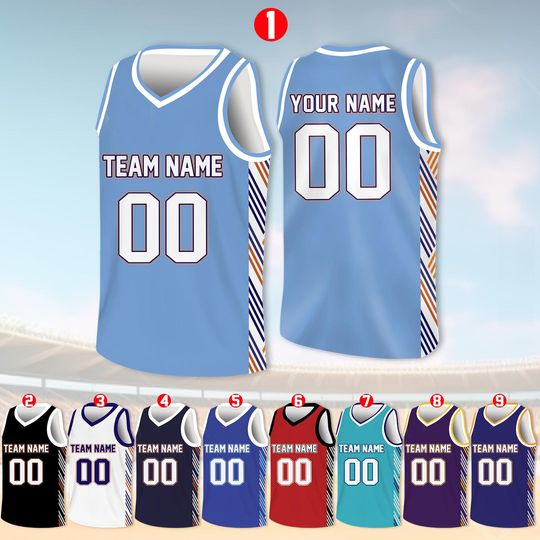 Custom Youth Basketball Jersey with Team Name and Number, Kids Game Day Jersey, Toddler Sports Jersey