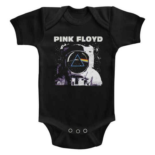 Pink Floyd Classic Prism Black Baby Onesie T-Shirt