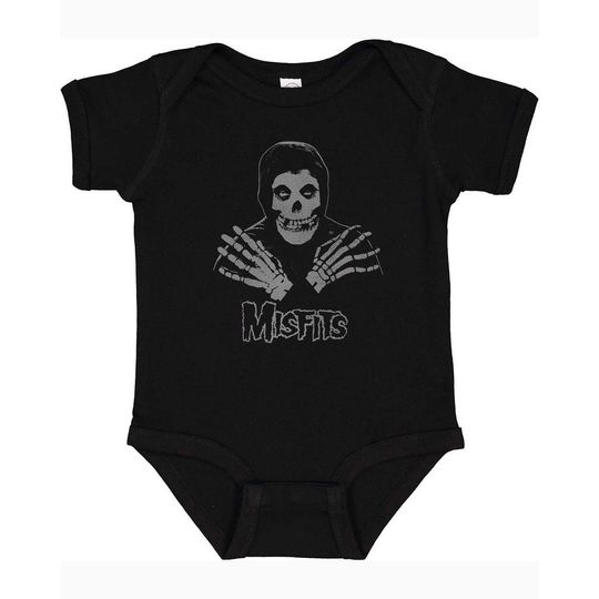 Misfits Crossed Hands Infant Baby Onesie Shirt