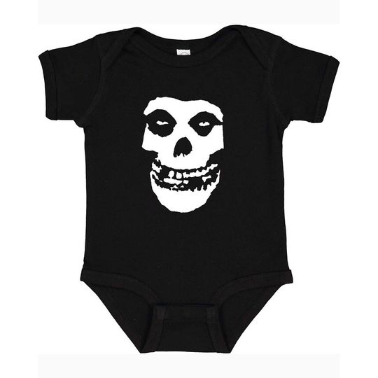 Misfits Skull Glow Infant Baby Onesie Romper