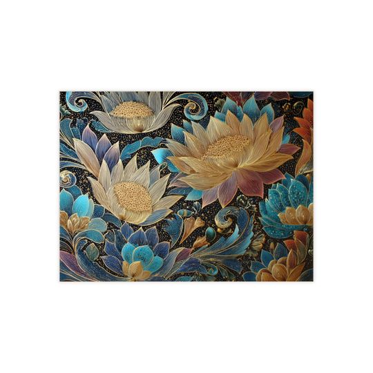Floral Ceramic Tile – Nature Inspired Wall Decoration