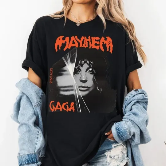 Mayhem Tour Shirt, Ld ga Fan Gift Shirt, Pop Music Lover Shirt, Gift for Lit