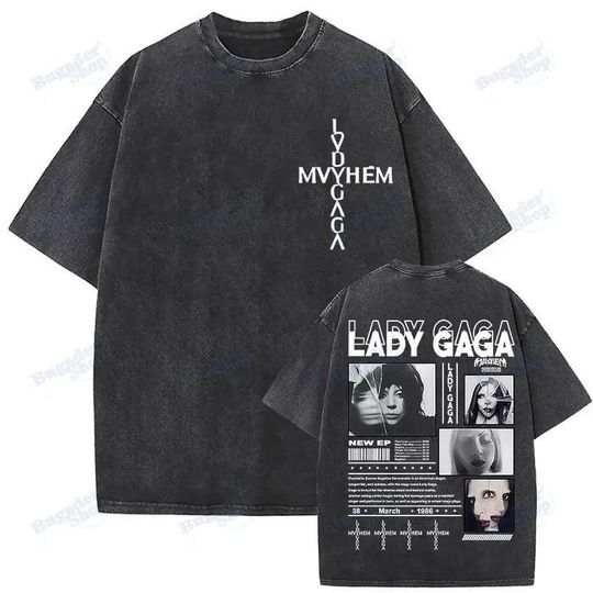 Ld ga Mayhem Album Tee, 2025 Concert Tour Graphic Shirt