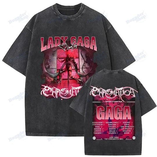 Unisex Ld ga T-Shirt, Mayhem 2025 Tour Graphic Streetwear