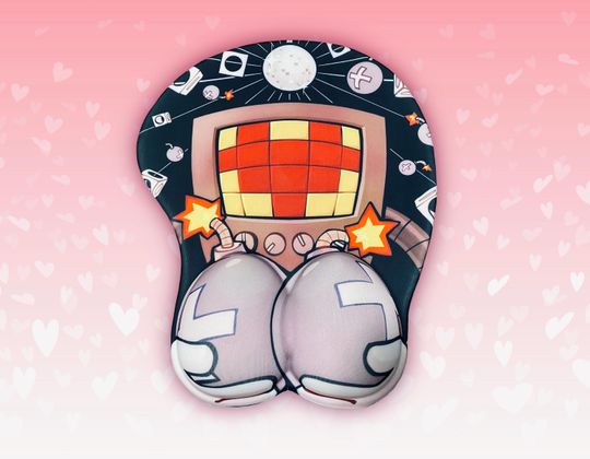3D Mettaton Bombie Mouse Pad