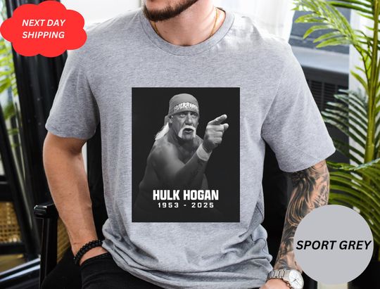 Hulk Hogan Memorial T-Shirt 1953-2025 RIP Wrestling Legend Tribute Tee