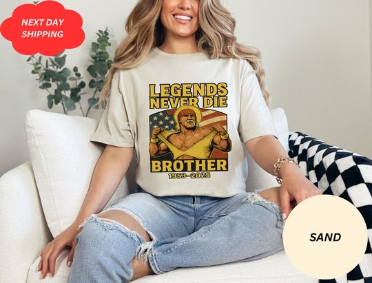 Hulk Hogan T-Shirt Legends Never Die RIP T-Shirt