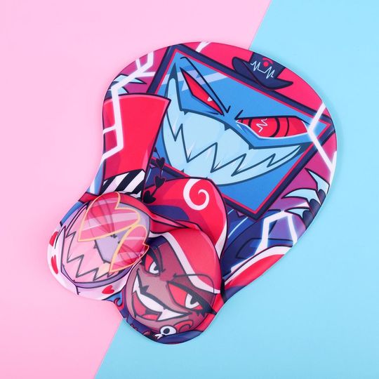 Hazbin Hotel The Vees 3D Mousepad | 10 Inch 3D Mousepad with Wrist Support