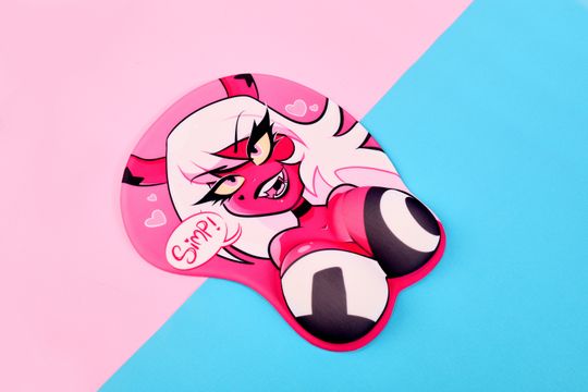 Helluva Boss Verosika 3D Mousepad | 10 Inch 3D Mousepad with Wrist Support