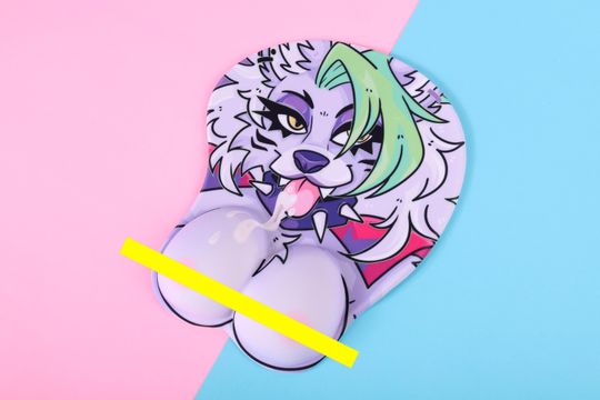 FNAF Mature Roxy 3D Mousepad | 10 Inch 3D Mousepad with Wrist Support