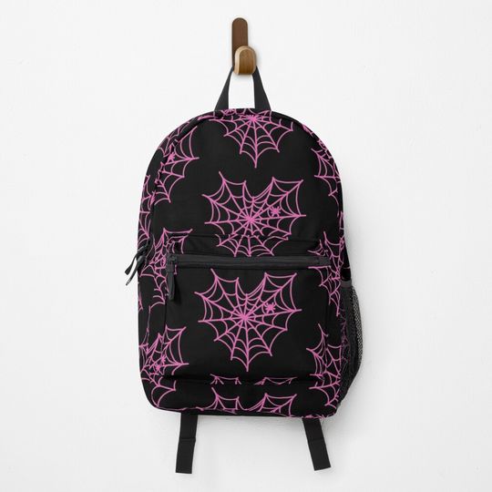 Cute Gwen spider ghost web, spider pink web, pink spidey, grl pwr, Halloween web Backpack
