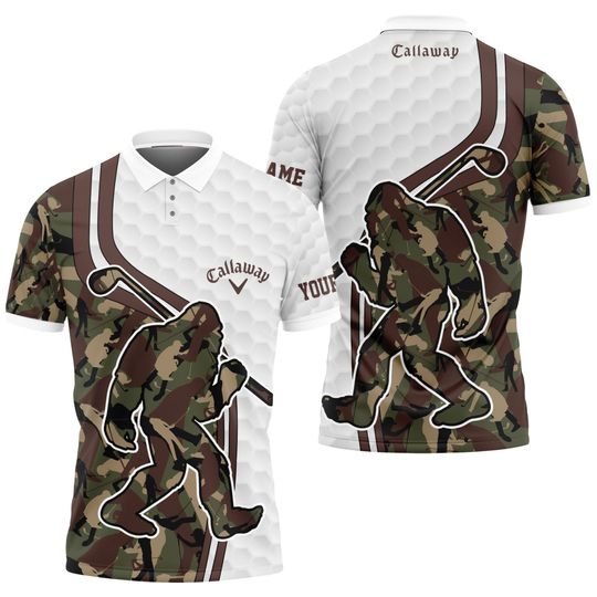 Personalized Ca Golf Bigfoot Polo All Over Printed shirt