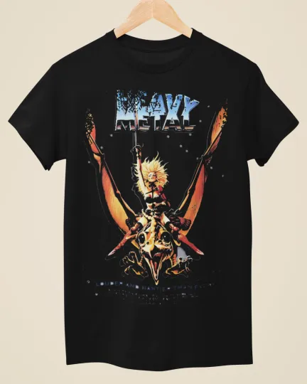 Heavy Metal - Movie Poster Inspired Unisex Black T-Shirt