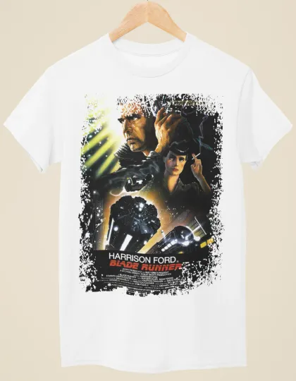 Blade Runner - Movie Poster Inspired Unisex White T-Shirt