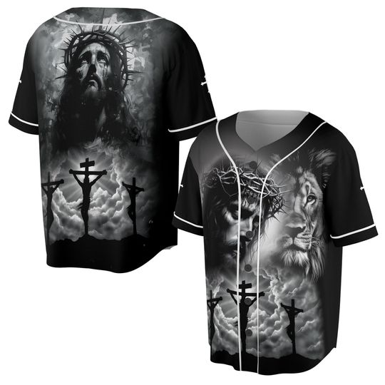 Jesus Christ Good Friday Faith Love Hope Baseball Jersey