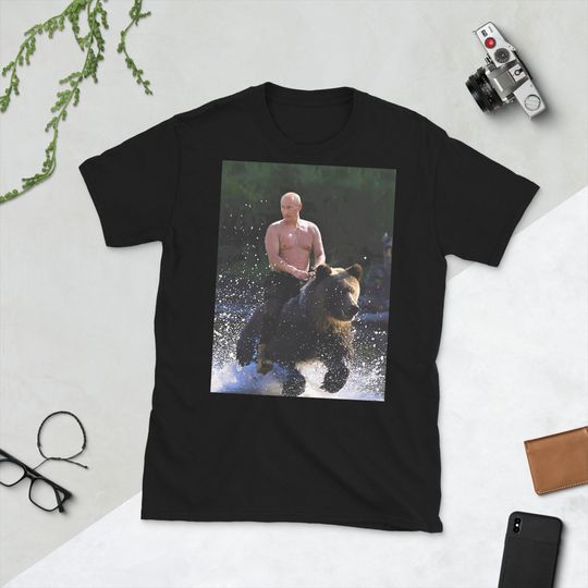 Putin Shirt - Vladimir Putin Riding a Bear T-Shirt