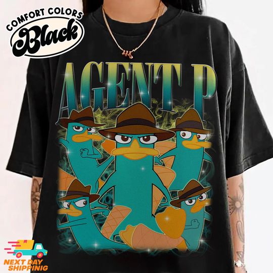Perry the Platypus Agent P Shirt, Phineas and Ferb Movie Shirt, Dr. Heinz Doofenshmirtz Shirt, Comfort Colors Disneyland Family Trip Shirt