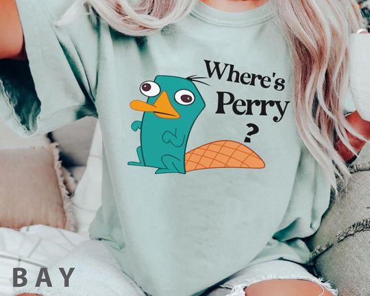 Where's Perry Comfort Colors Shirt, Perry The Platypus T-shirt, Phineas & Ferb  Tee, 2024 Family Vacation,   World