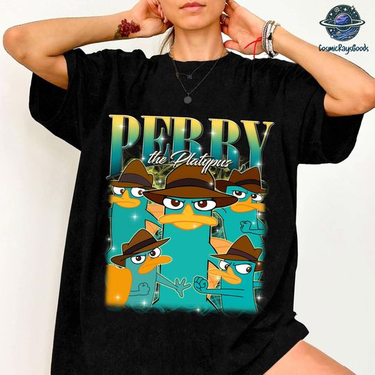 Perry The Platypus Vintage T-Shirt, Phineas and Ferb T-shirt, Disneyland Trip Outfits, WDW Tee Birthday Gift