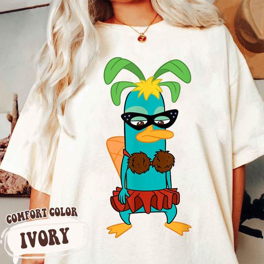 Disney Perry the Platypus Disguise T-Shirt, Phineas and Ferb Shirt, Funny Agent P Tee, Hawaii Perry Platypus Shirt, Disneyland Trip Shirt