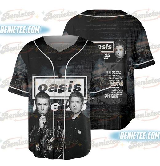Oasis - World Tour 2025 Baseball Jersey