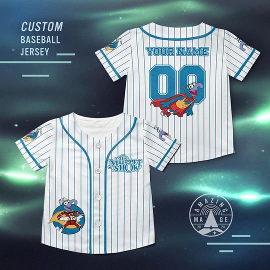 Gonzo The Muppet Baseball Jersey, Disney The Muppet Show Shirt, Gonzo the Great Muppet Show Disney Trip Shirt