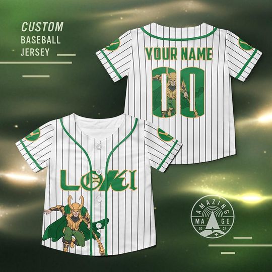 Loki God of Mischief Marvel Baseball Jersey, Disney Marvel Comics Shirt, Loki Marvel Avengers Disney Trip Shirt