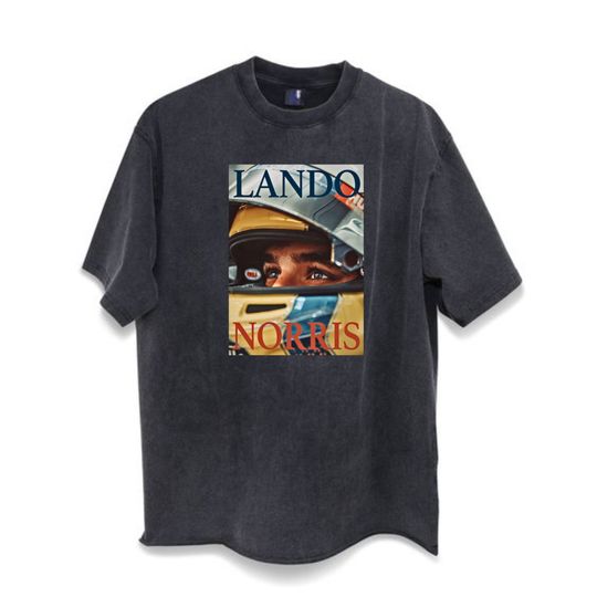 Lando Norris T-Shirt Racing Team Driver Fan Tee Grand Prix Tee